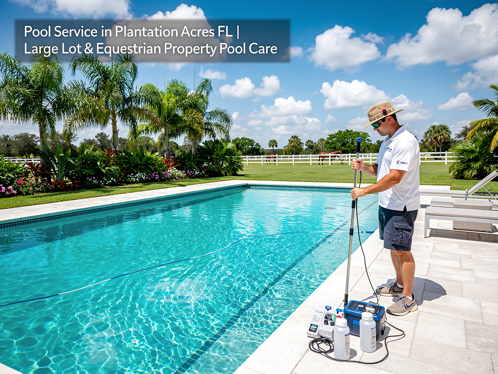 Pool Service in Plantation Acres FL | Large Lot & Equestrian Property Pool Care