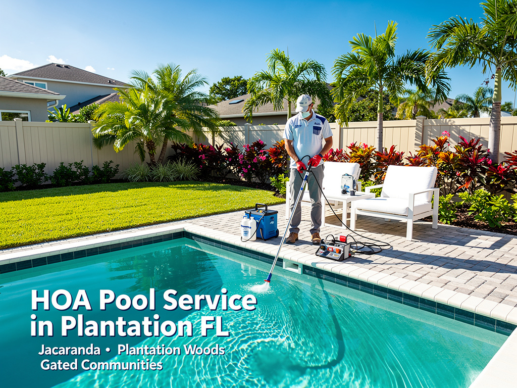 HOA Pool Service in Plantation FL | Jacaranda, Plantation Woods & Gated Communities