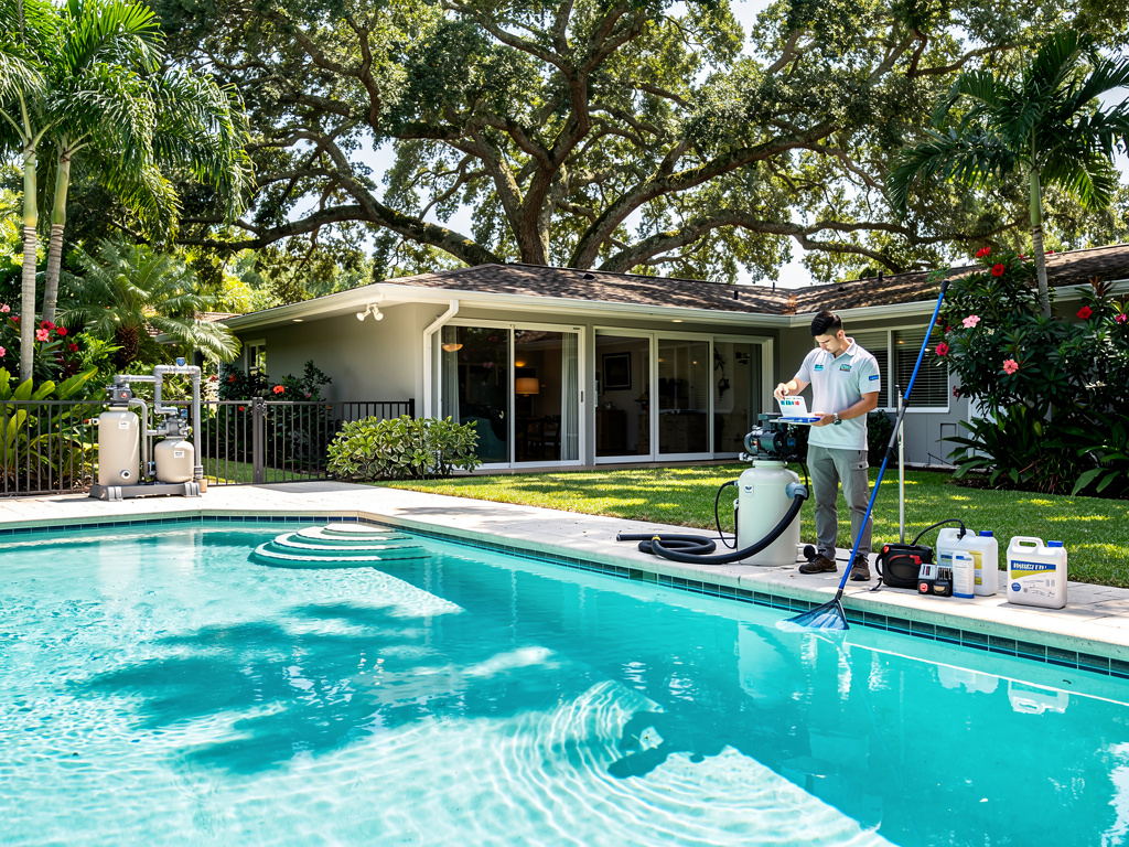 Pool Service for Older Plantation FL Homes | Vintage Equipment & Tree-Canopy Yards