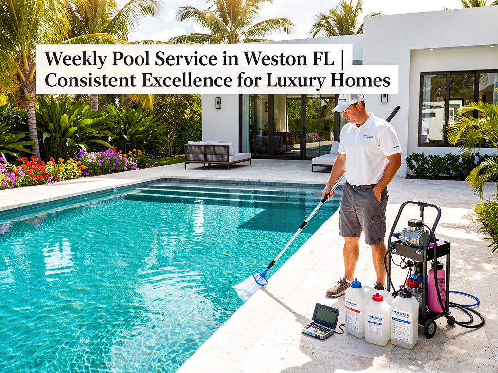 Weekly Pool Service in Weston FL | Consistent Excellence for Luxury Homes