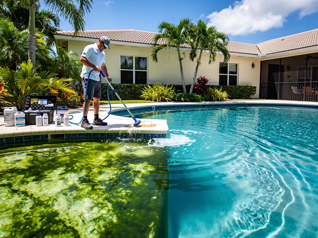Green Pool Recovery in Lauderdale Lakes, FL: Causes, Timeline, and Older Pool Considerations - pool service Fort Lauderdale FL