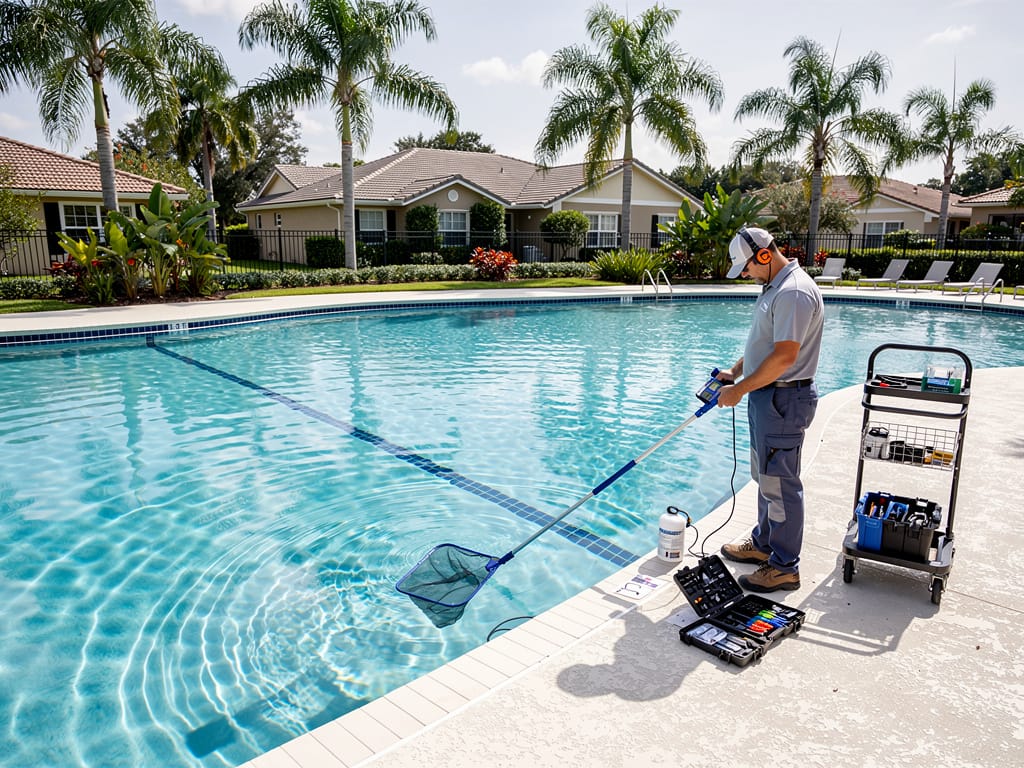 Weekly Pool Maintenance in Lauderdale Lakes, FL: Full Service Scope for Residential and HOA Properties - pool service Fort Lauderdale FL