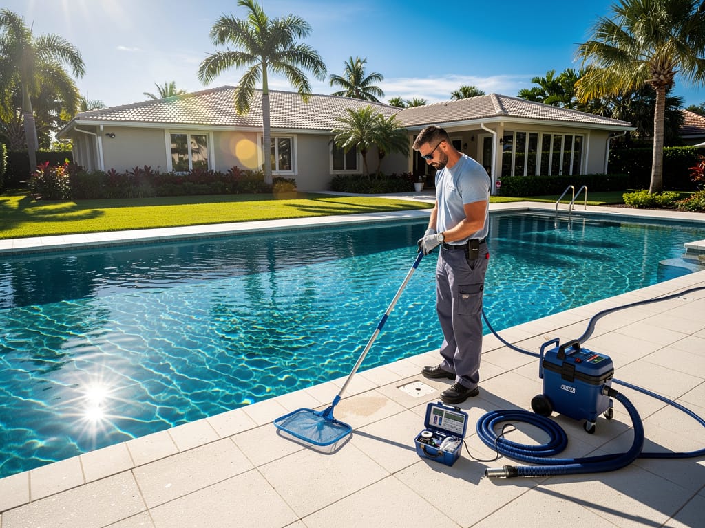 Pool Cleaning Service in Coconut Creek FL: Family Pools, Promenade Neighborhood, and Modern Homes - pool service Fort Lauderdale FL