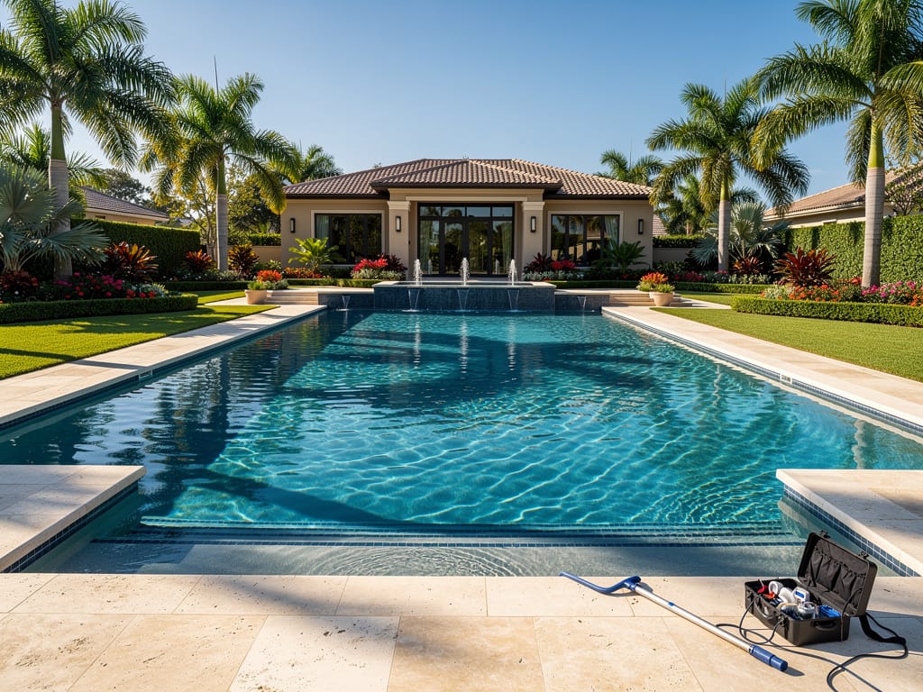 Pool and Spa Service in Parkland FL: Integrated Estate Maintenance for Heron Bay and Miralago - pool service Fort Lauderdale FL