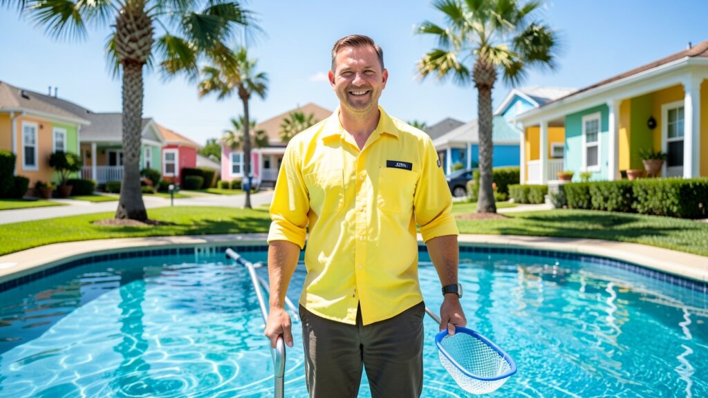 Pool care and service in Hollywood FL ensuring clean, safe, and sparkling pools for residents and visitors.