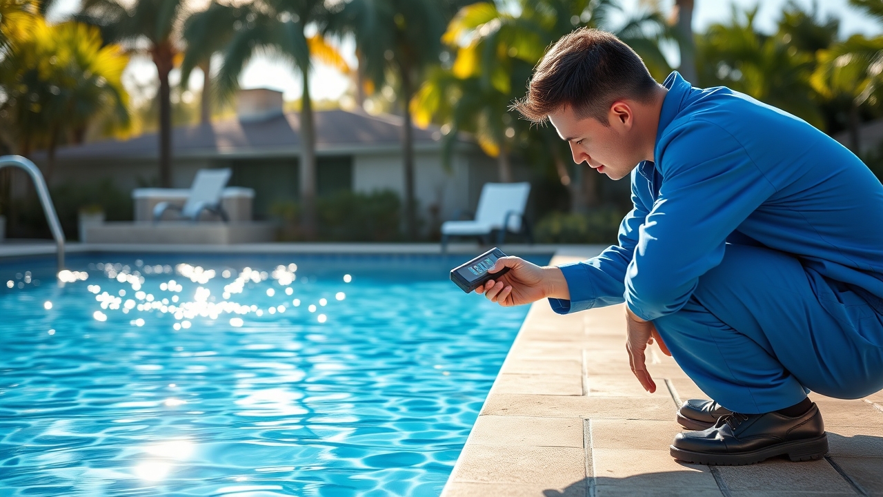 Pool service scheduling process in Coral Springs FL for efficient pool maintenance and customer satisfaction